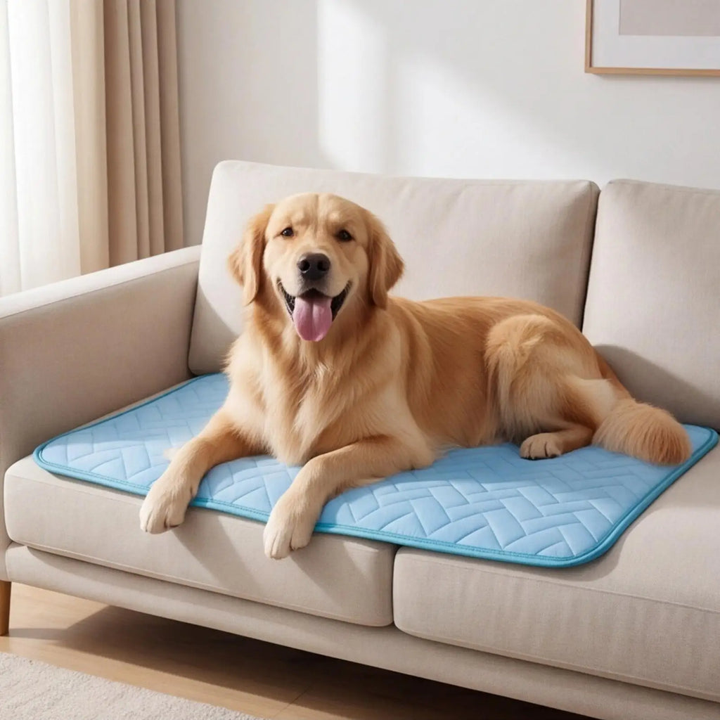 Dog & Cat Cooling Mat – Ice Silk Pet Bed S to 2XL Pet Cooling Mat Axl