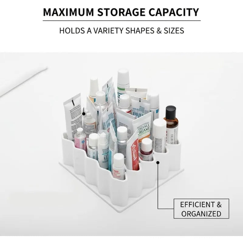 32-Grid Storage Box – Multi-Layer Organizer Rack with Labels Storage Organizer Rack Axl