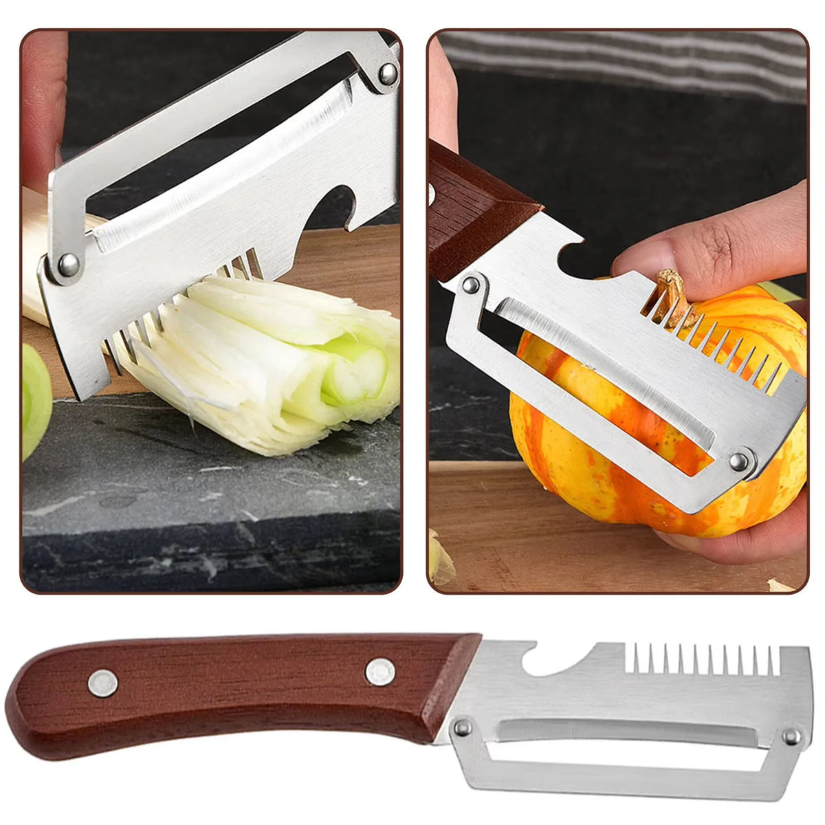 Stainless Steel Vegetable Peeler & Bottle Opener Kitchen Tool Vegetable Peeler Axl