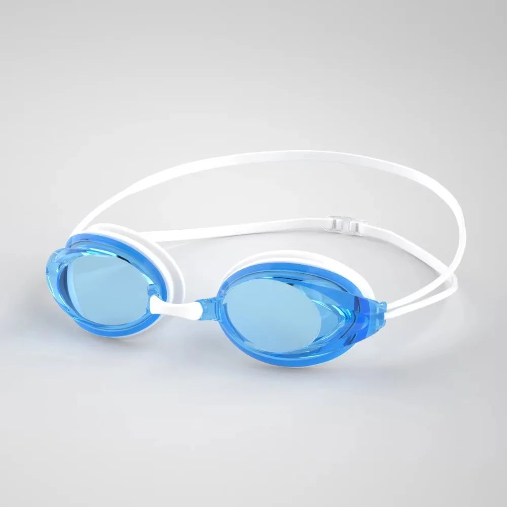 Electroplated Anti-Fog Swim Goggles | Adjustable Adult Eyewear Swim Goggles Axl blue