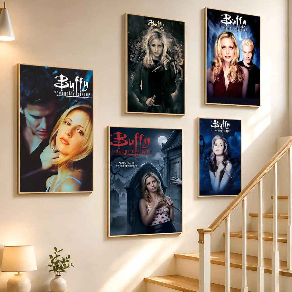 Buffy the Vampire Slayer HD Waterproof PVC Wall Sticker Poster Wall Sticker Poster Axl
