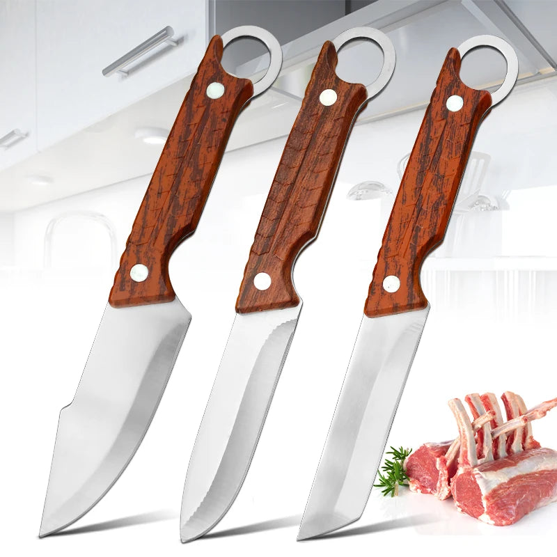 InLeung Hand Forged Boning Knife – Stainless Steel Kitchen Knife Boning Kitchen Knife Axl