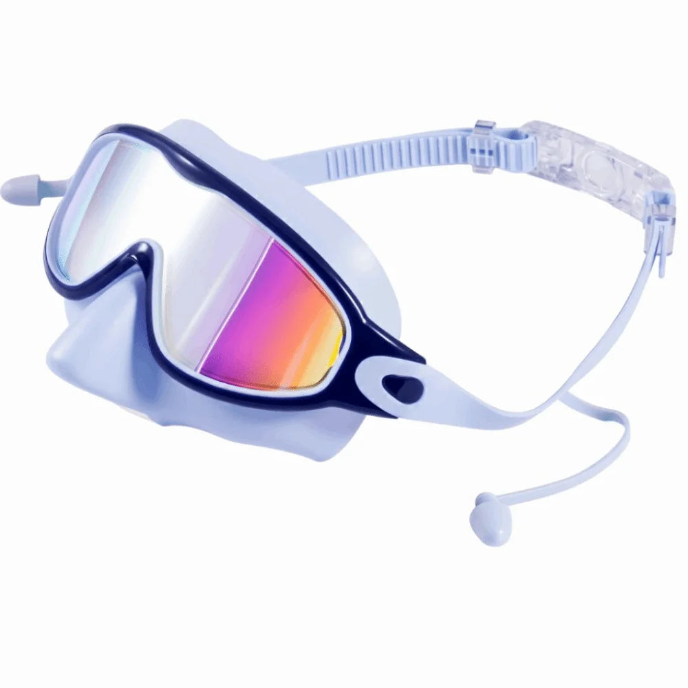 Women's Wide View Swim Goggles – UV &amp; Anti-Fog Large Frame Swim Goggles Axl
