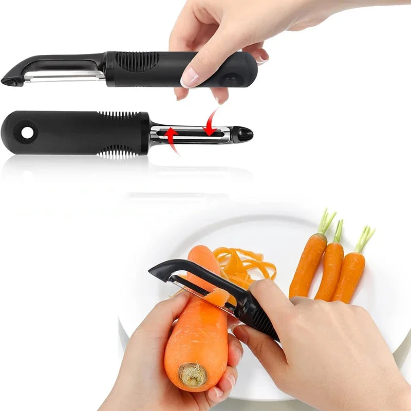 Swivel Vegetable Peeler – Stainless Steel Fruit & Veggie Tool Vegetable Peeler Axl