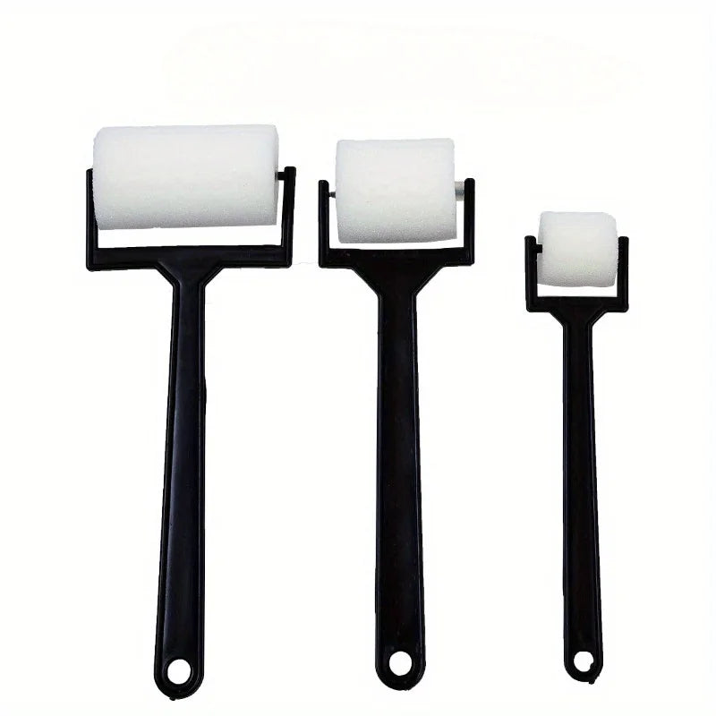 3-Piece Sponge Stamp Roller Brush Set for Art & Craft Painting Sponge Brush Set Axl