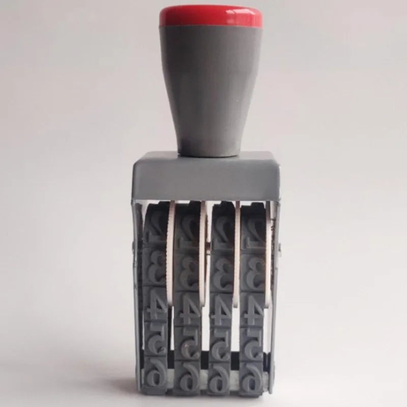 4-Digit Rotary Number Rubber Stamp – Wide Application Seal Rotary Number Stamp Axl
