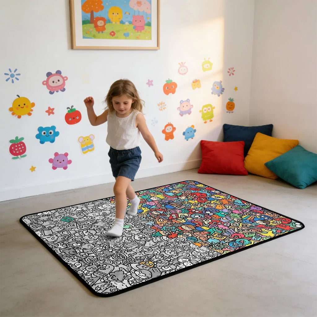 Color Your Own DIY Fleece Throw Blanket – Kids & Families DIY Coloring Blanket Axl