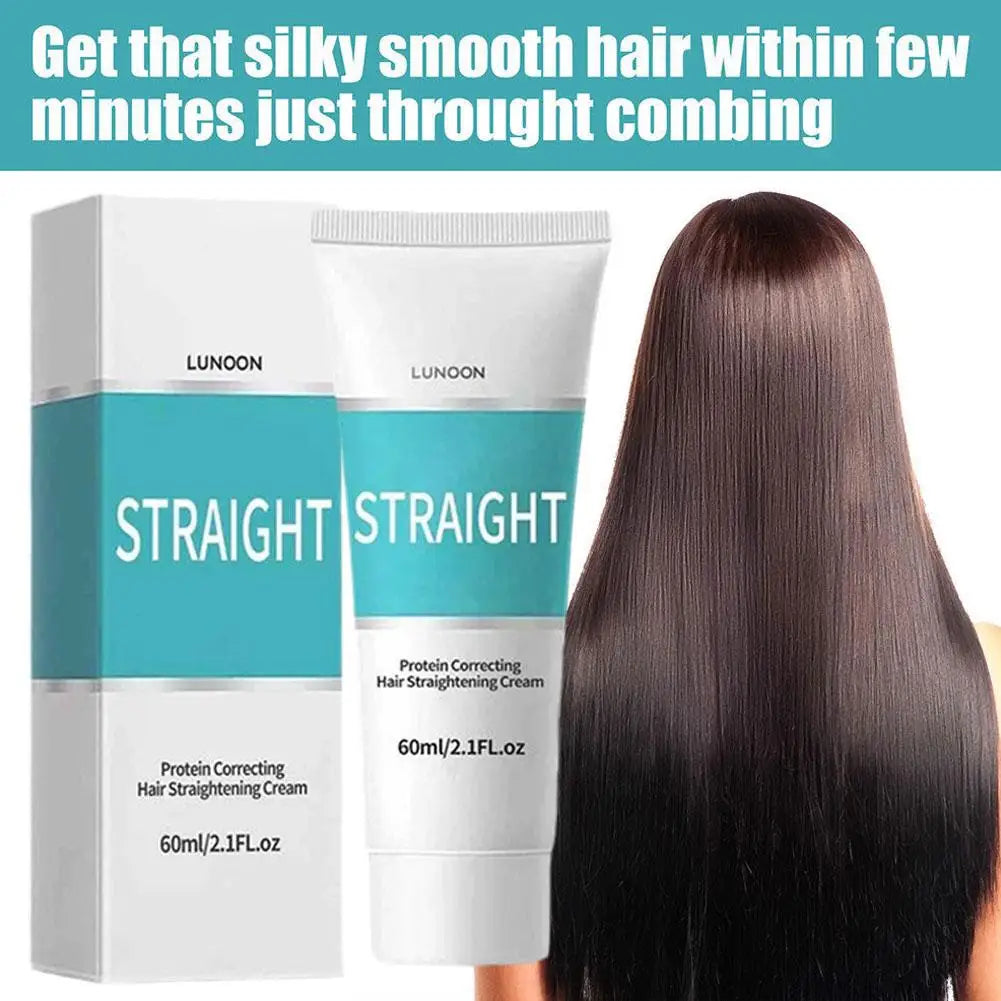 SADOER Keratin Hair Straightening Cream 60ml – Smooth & Frizz-Free Keratin Hair Treatment Axl Default Title