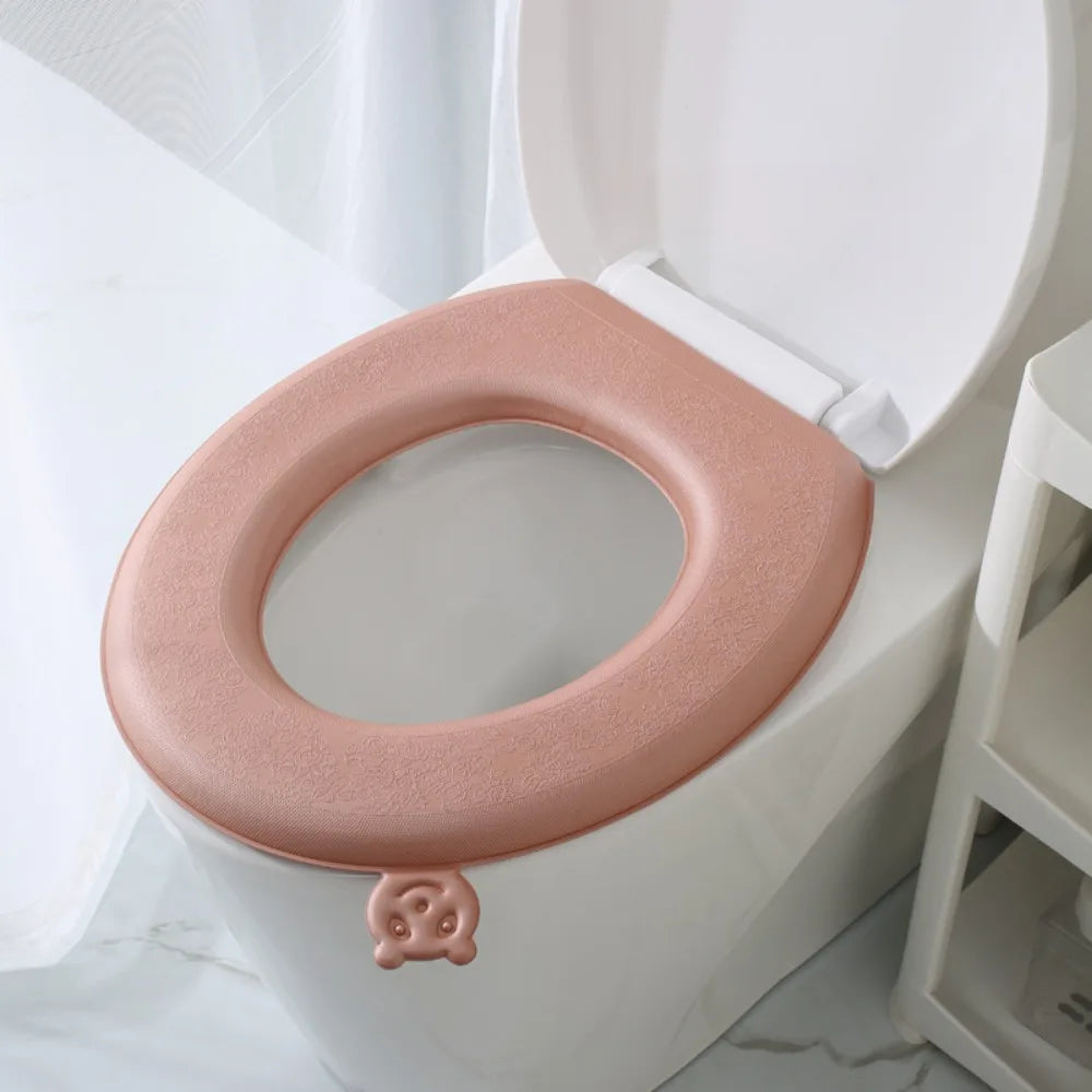 EVA Waterproof Toilet Seat Cover – Washable Universal Fit Toilet Seat Cover Axl