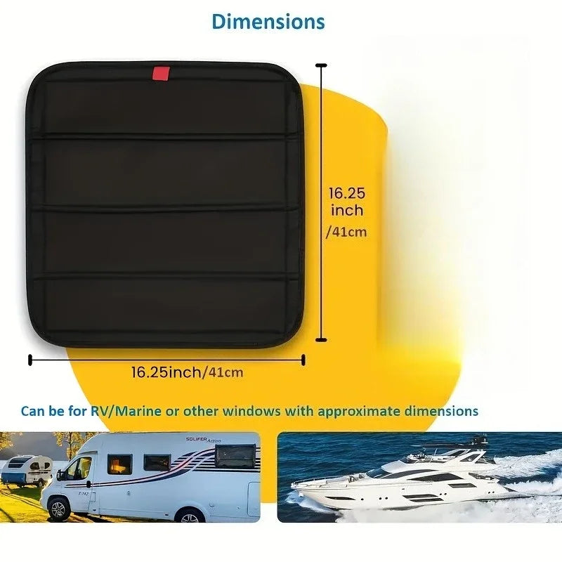 RV Blackout Curtains – Foldable Lightweight Sunshade Curtains RV Blackout Curtains Axl