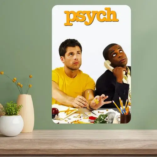 Psych TV Show Metal Poster Sign – Retro Aluminum Wall Decor Metal Wall Sign Axl aluminum sign aluminum 20x30cm