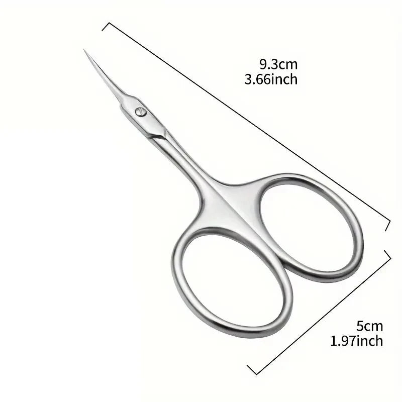 Professional Cuticle Scissors – Stainless Steel Nail & Brow Tool Cuticle Scissors Axl