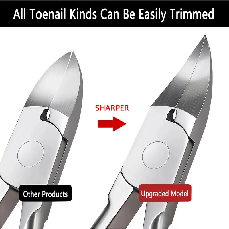 Toenail Clippers for Thick Nails – 1/3 Pack Stainless Steel Nail Clippers Axl