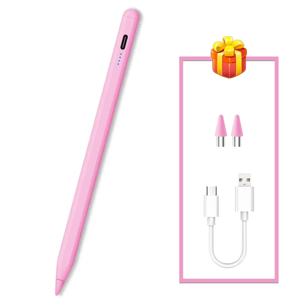 Universal Capacitive Stylus Pen – 18H Battery, Magnetic USB-C Capacitive Stylus Pen Axl Pink