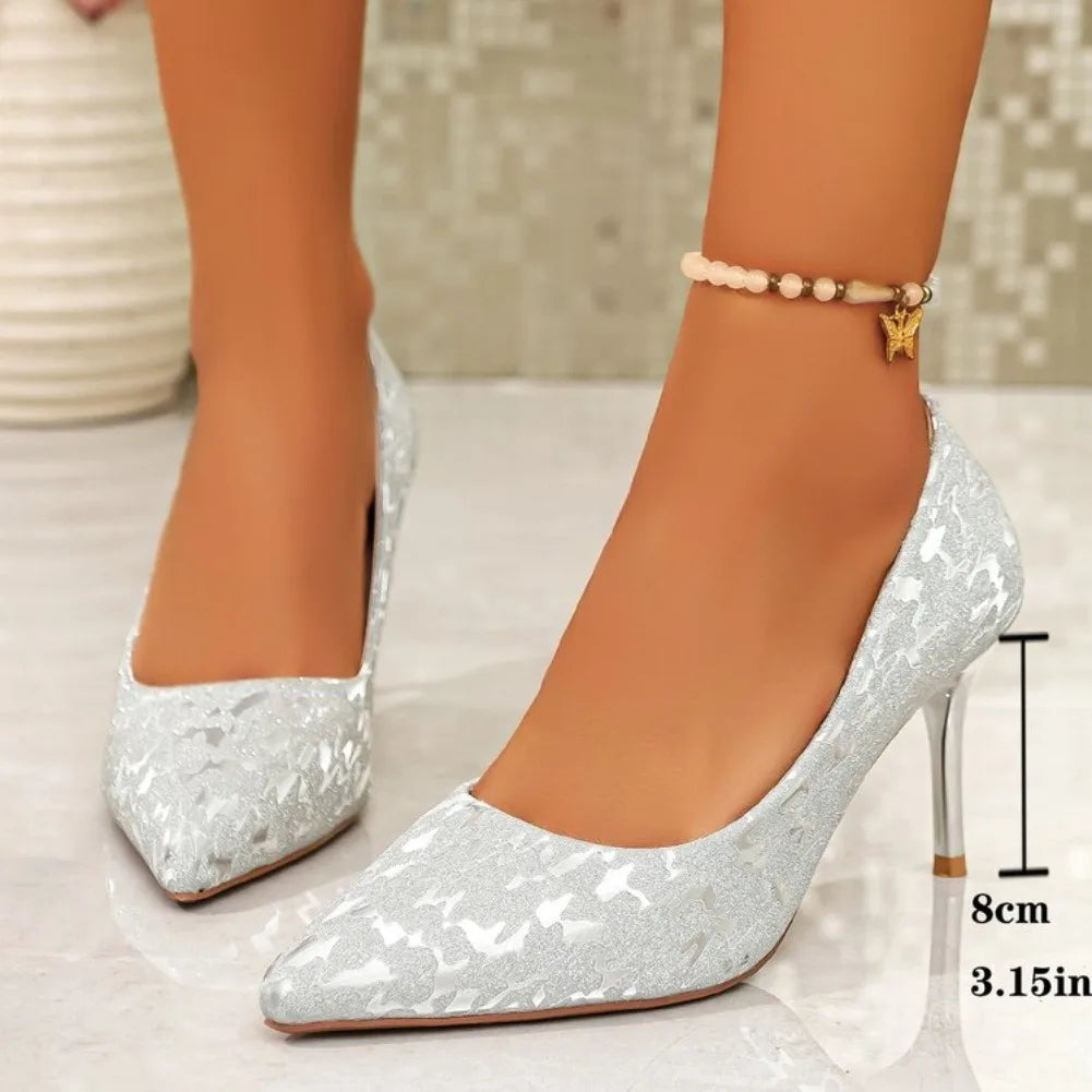 Women's Pointed Toe Stiletto Pumps – Slip-On High Heels Stiletto Pumps Axl