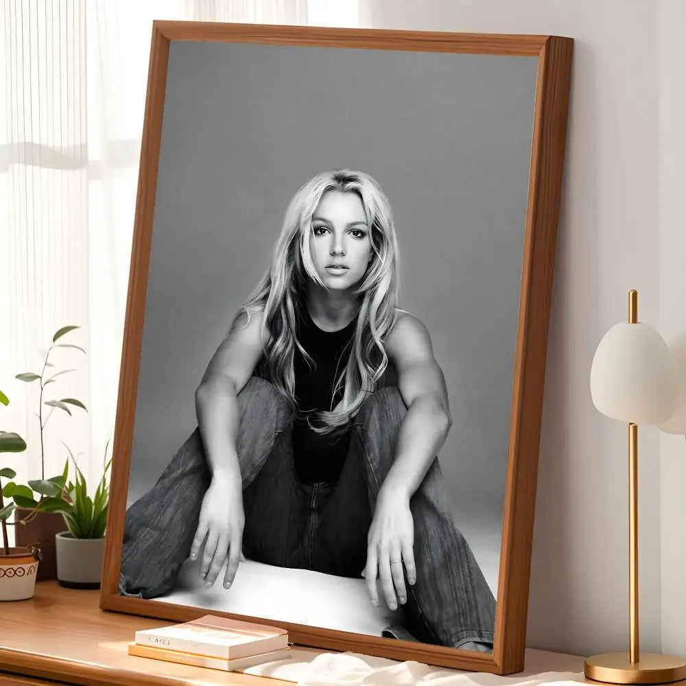 Britney Spears Album Wall Poster – Self-Stick HD Waterproof Art Wall Art Poster Axl