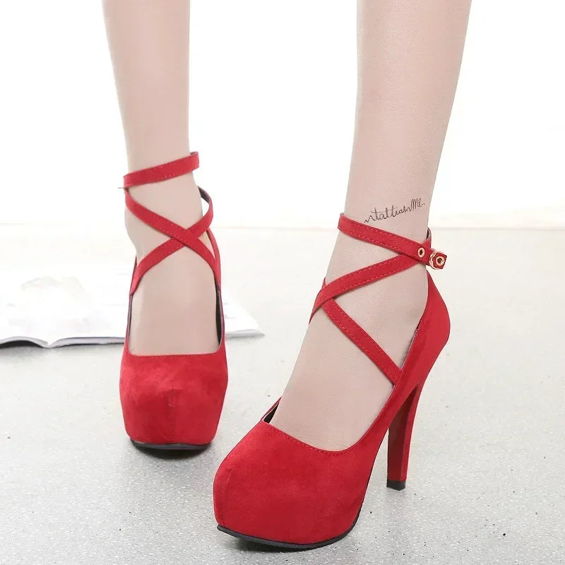 Women's Faux Suede Stiletto Pumps – 8cm Heel Dress Shoes Stiletto Pumps Axl
