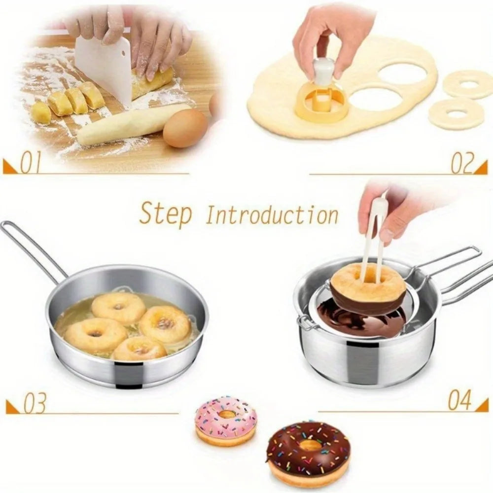 Donut & Cookie Cutter Mold – Multi-Functional Home Baking Tool Cookie & Donut Cutter Axl