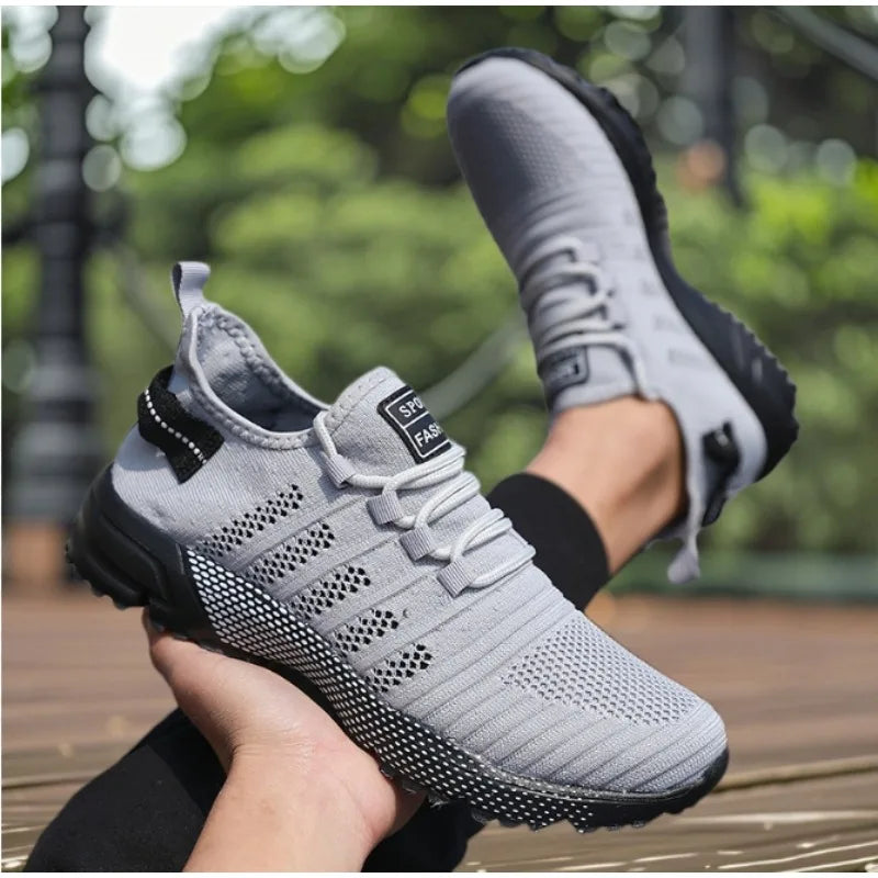 ZULIWAGN Men's Lightweight Lace-Up Casual Sneakers & Walking Shoes Men's Casual Sneakers Axl