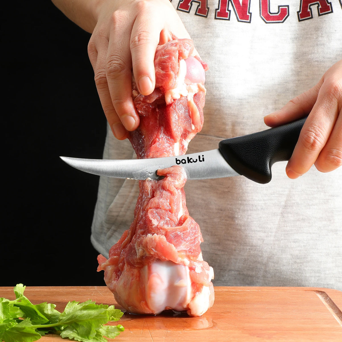 PLYS Carbon Steel Chef Boning Knife – Meat Cleaver Kitchen Chef Knife Axl