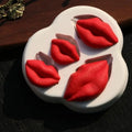 Lips Shape Silicone Fondant Mold – Cake Decorating Tool Silicone Fondant Mold Axl random color