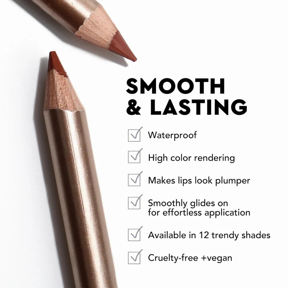 Vegan Waterproof Matte Lip Liner – Private Label Wholesale Matte Lip Liner Axl