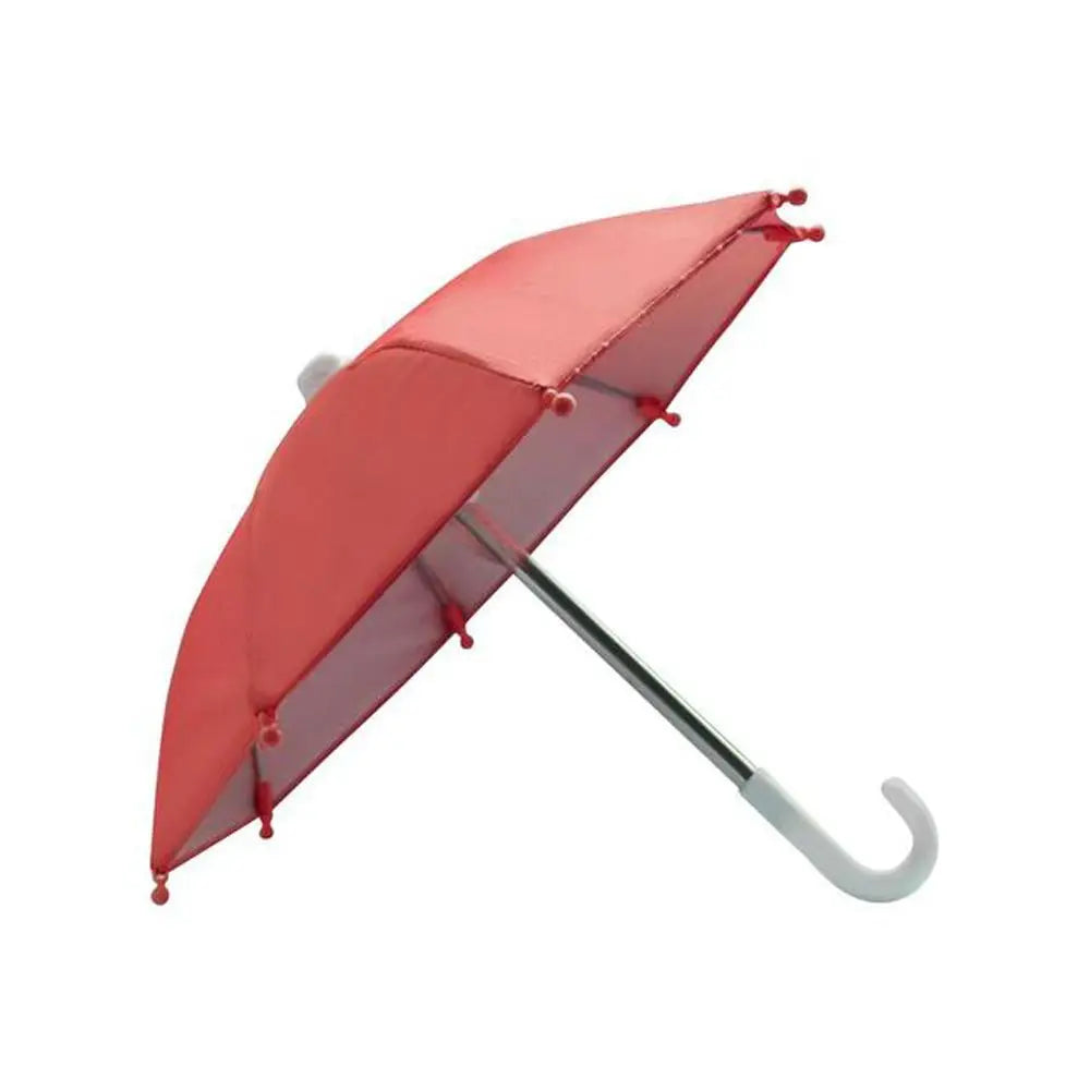 Mini Phone Sunshade Umbrella for Bike & Motorcycle Holders Bike Phone Sunshade Axl Red