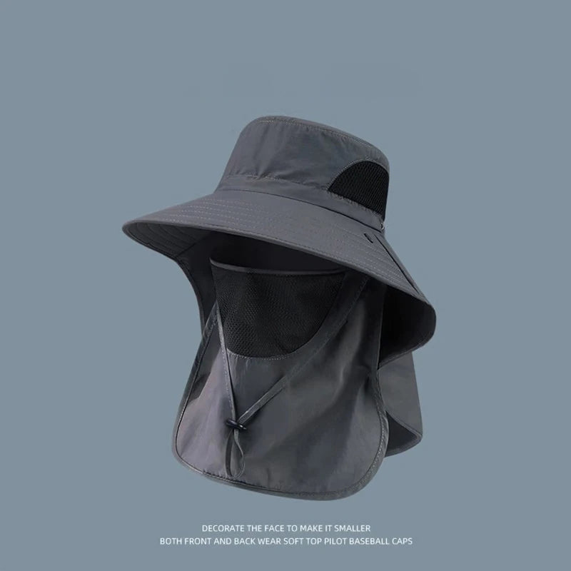 Wide Brim Sun Hat – UV Protection Fishing & Hiking Cap Wide Brim Sun Hat Axl D