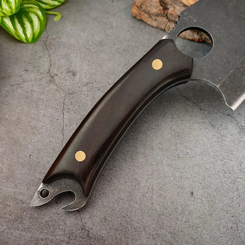 Japanese High Carbon Steel Kitchen Cleaver & Boning Knife Kitchen Cleaver Knife Axl