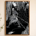 Harry Clarke Art Poster – Self-Adhesive Waterproof Wall Print Decorative Wall Poster Axl White09 60X90cmNoframe