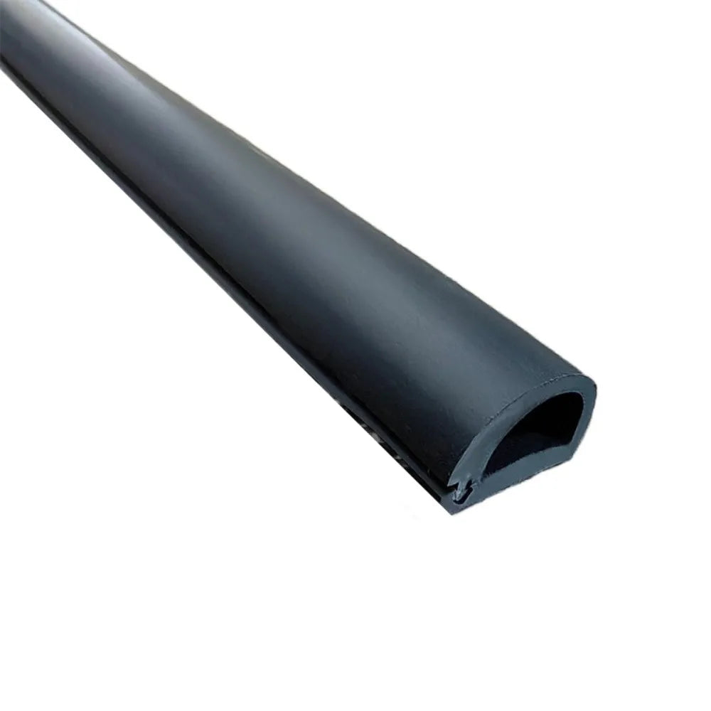 Self-Adhesive Cable Raceway – 1m Wall Cord Hider & Wire Cover Cable Raceway Axl Black