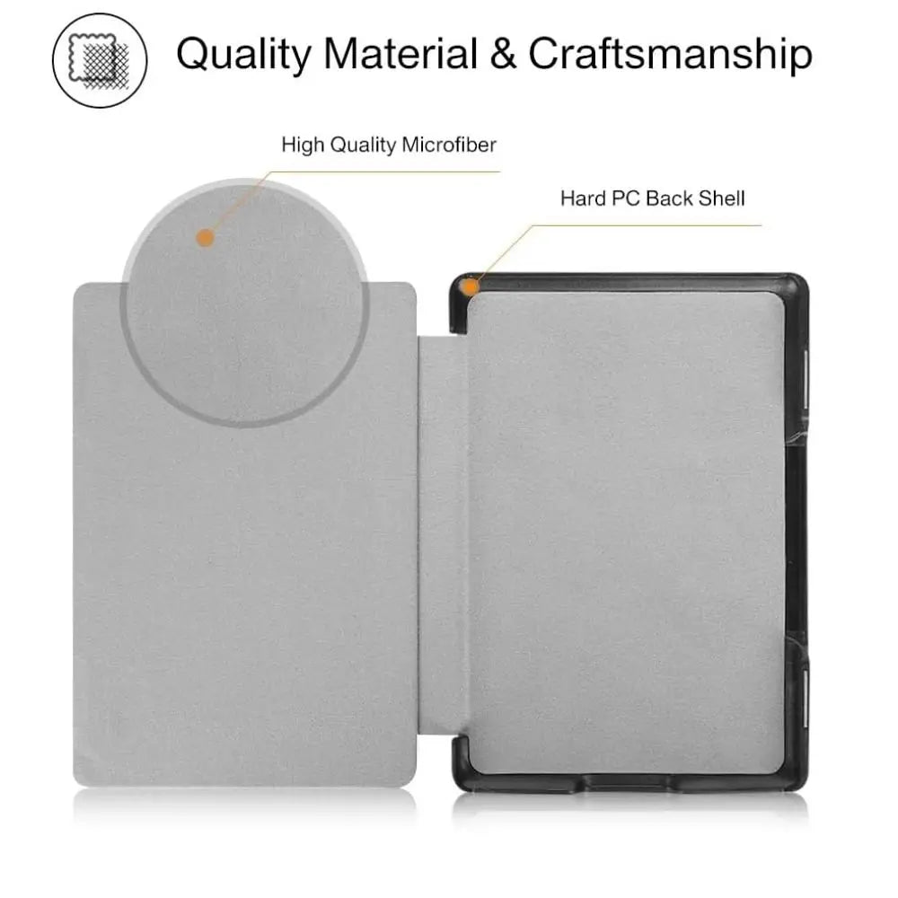 PU Leather Folio Case for Kindle 4th/5th Gen – Magnetic Cover E-Reader Folio Case Axl