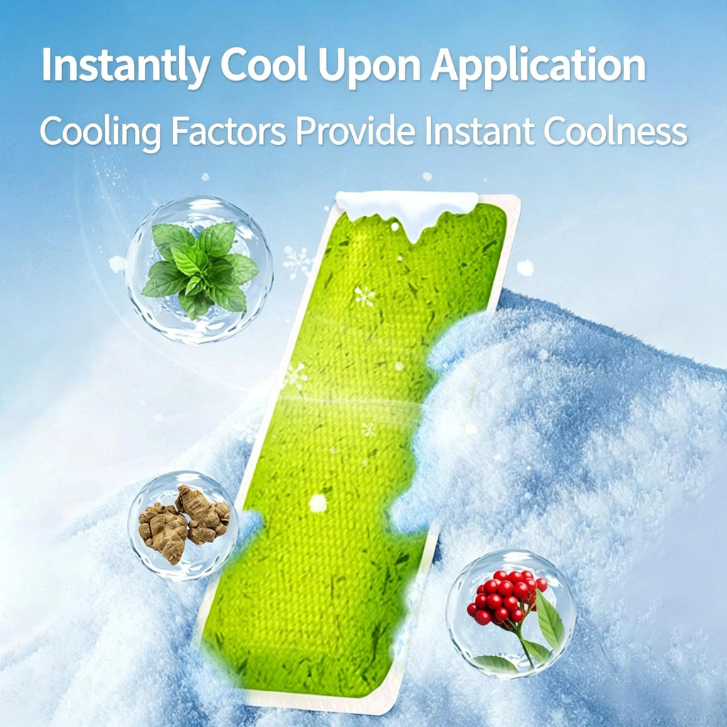 Panda Cooling Patch – Cold Compress Ice Sticker for Outdoors Cooling Patch Axl
