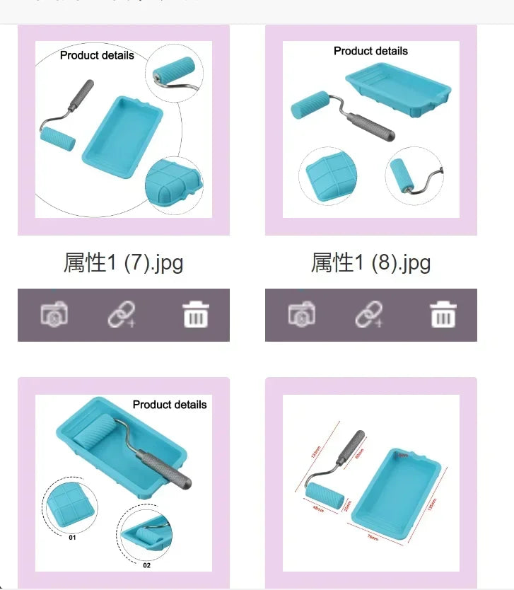 Silicone Paint Roller & Tray Set – Arts, Crafts & Woodworking Paint Roller Set Axl China Mainland