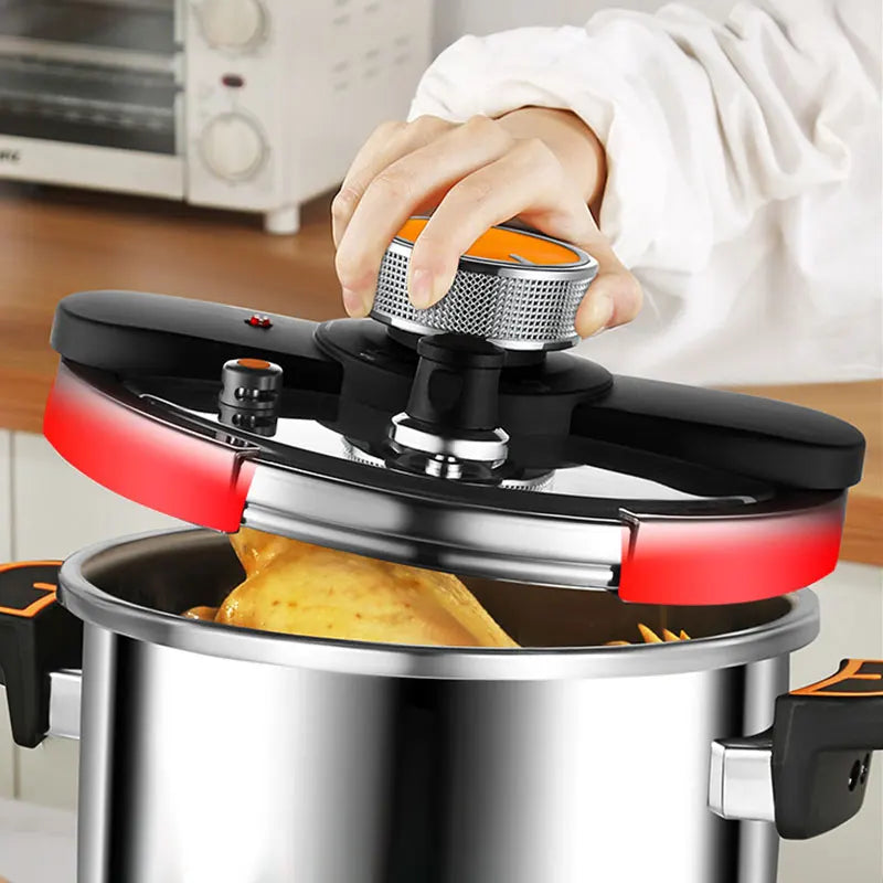 PGY Stainless Steel Pressure Cooker 4L 6L 8L | Gas & Induction Pressure Cooker Axl
