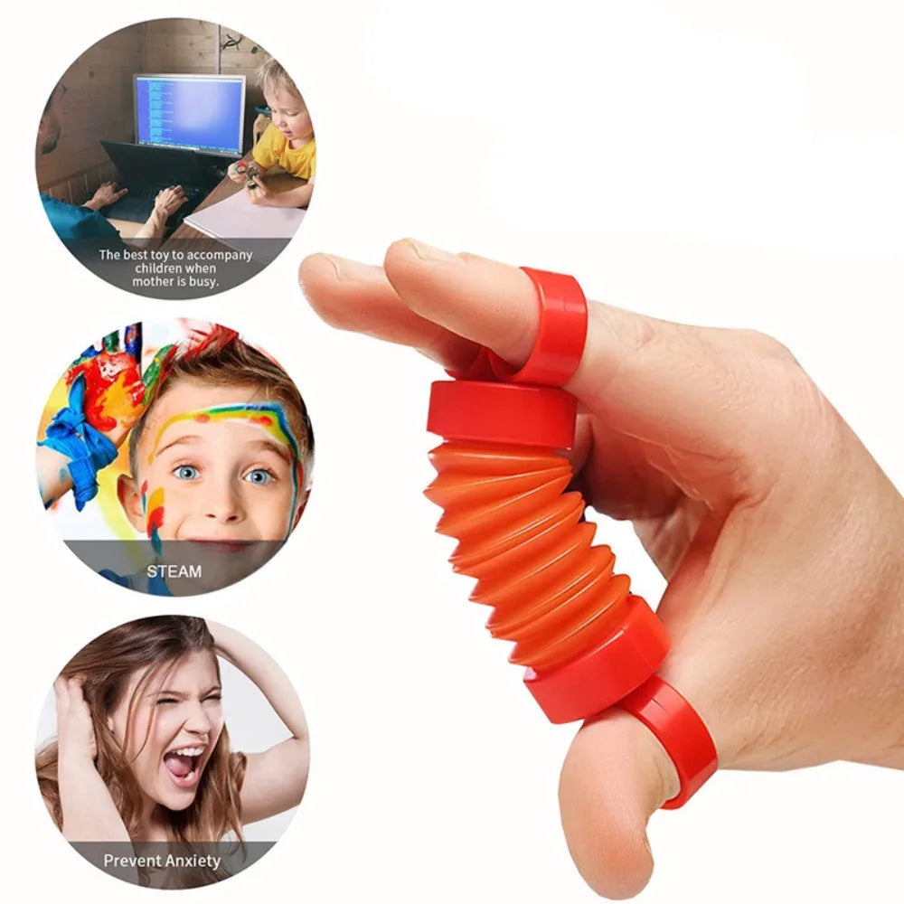 Pop Tube Fidget Toy – Sensory Finger Stretch Tubes 1/3 Pack Sensory Fidget Toy Axl