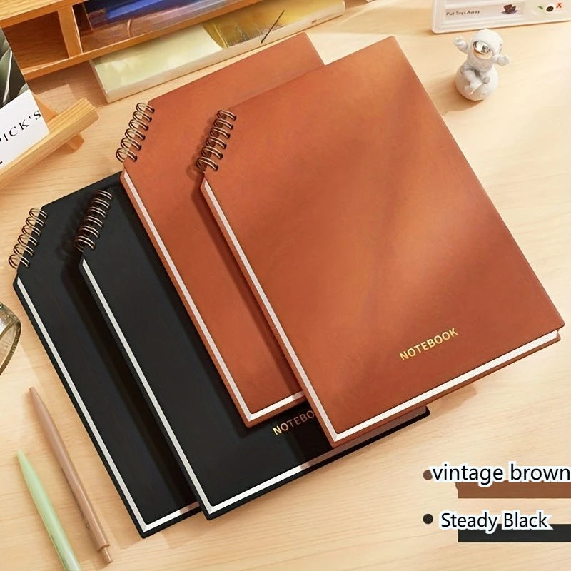 B5 Hardcover Spiral Notebook – Thick Lined Journal for Students Spiral Notebook Axl