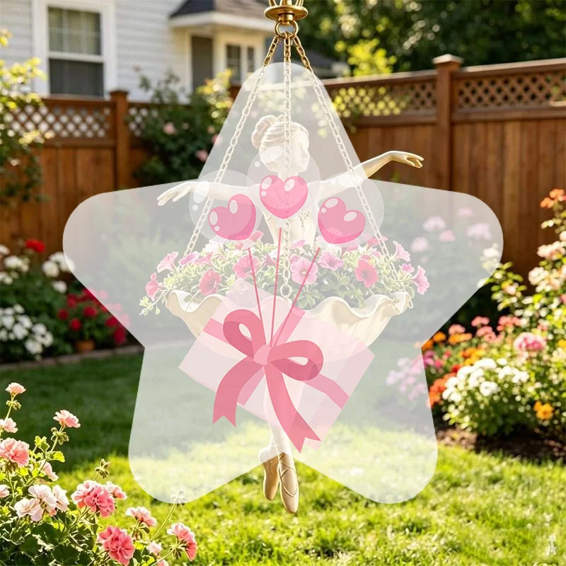 Resin Ballerina Hanging Planter – UV Resistant Fairy Flower Pot Hanging Planter Axl Default Title