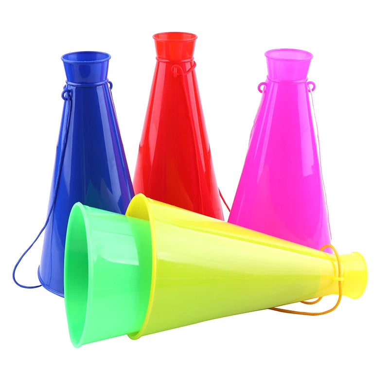 Plastic Trumpet Horn – Cheerleading Noisemaker for Sports & Parties Party Noisemaker Horn Axl