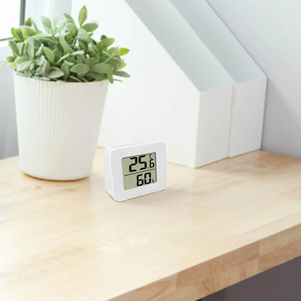 Mini LCD Digital Thermometer & Hygrometer – Humidity Gauge Digital Hygrometer Axl