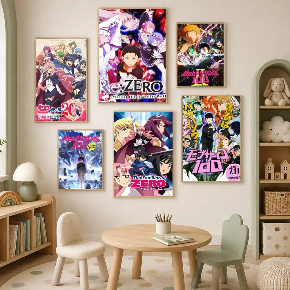 The Familiar of Zero Anime PVC Wall Poster – HD Self-Stick Anime Wall Poster Axl