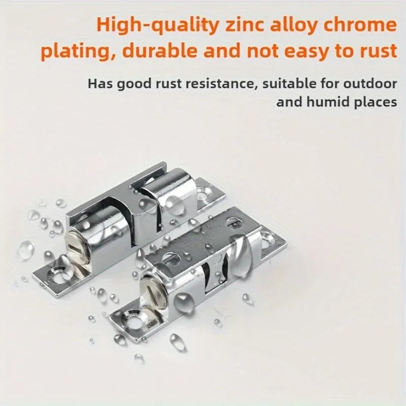 4-Pack Steel Ball Bead Lock – Card Type Door Positioning Buckle Door Bead Lock Axl