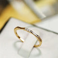 Huitan Thin CZ Rings for Women – Trendy Cubic Zirconia Jewelry Fashion Ring Axl H230 12
