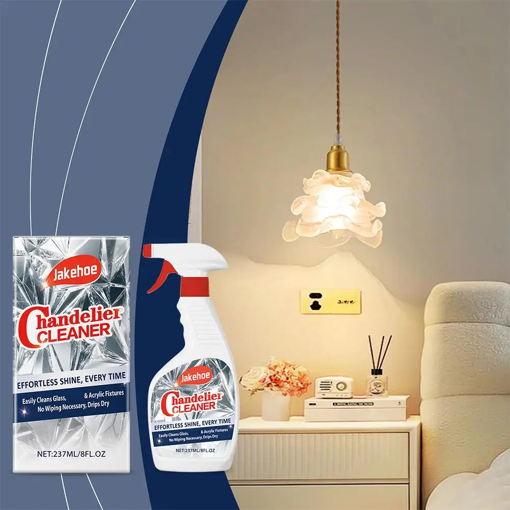 No-Wipe Chandelier & Glass Cleaning Spray – Streak-Free Shine Glass Cleaning Spray Axl