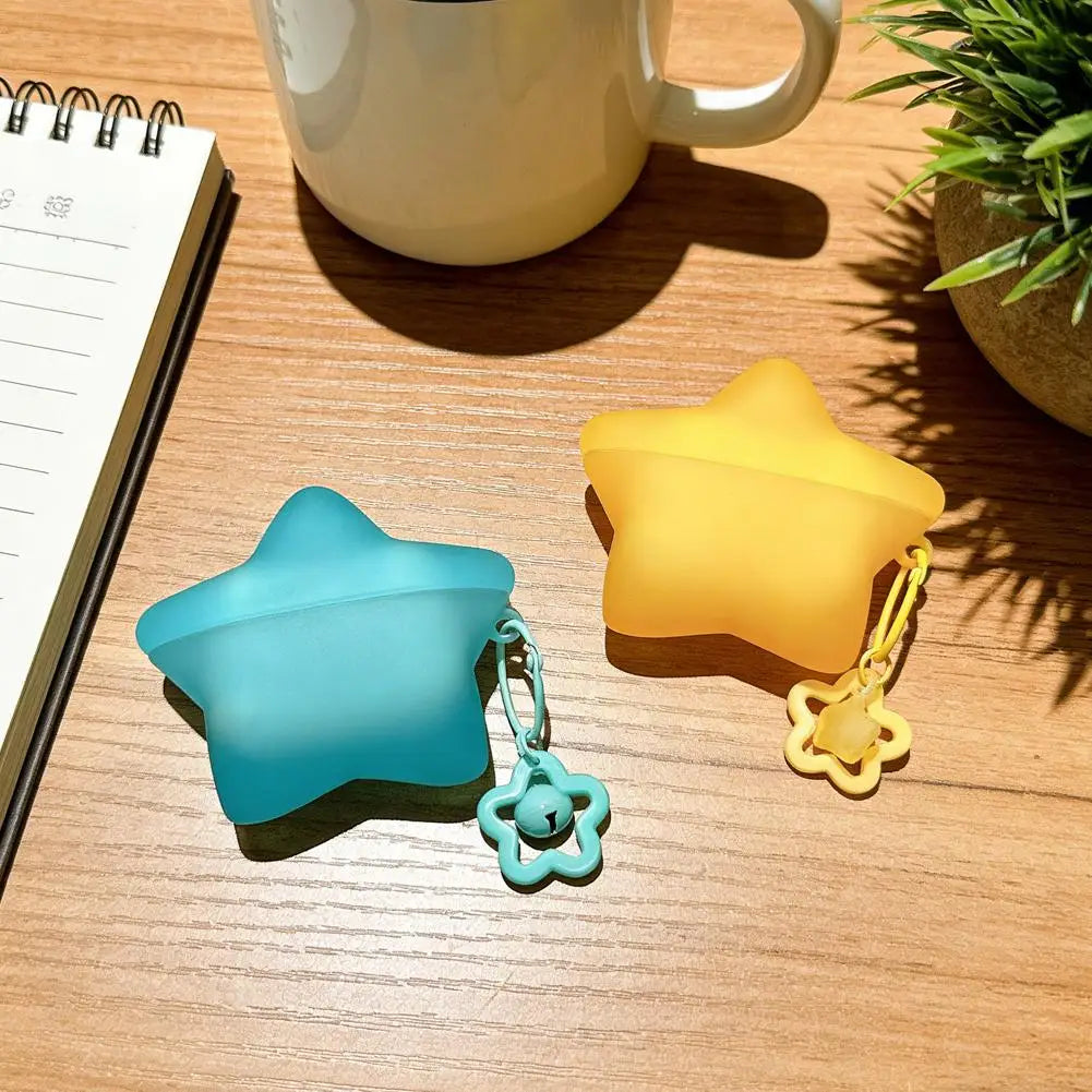 Star-Shaped Glow Silicone Case for AirPods Pro 3 + Pendant Earphone Silicone Case Axl