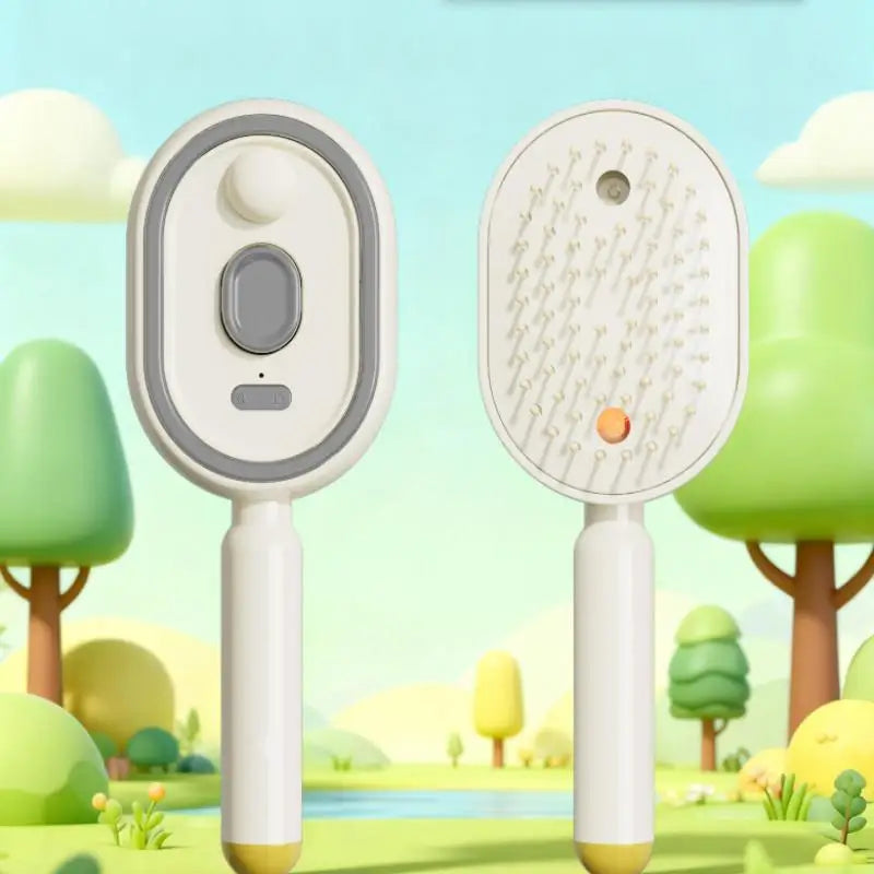 2-in-1 Nano Steam Hair Brush – Anti-Static Misting Comb Steam Hair Brush Axl A1