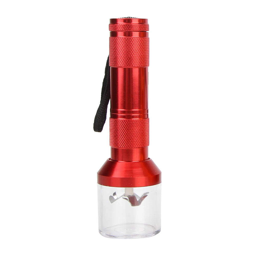 Electric Herb & Spice Grinder – Aluminum Metal Crusher Electric Spice Grinder Axl Red