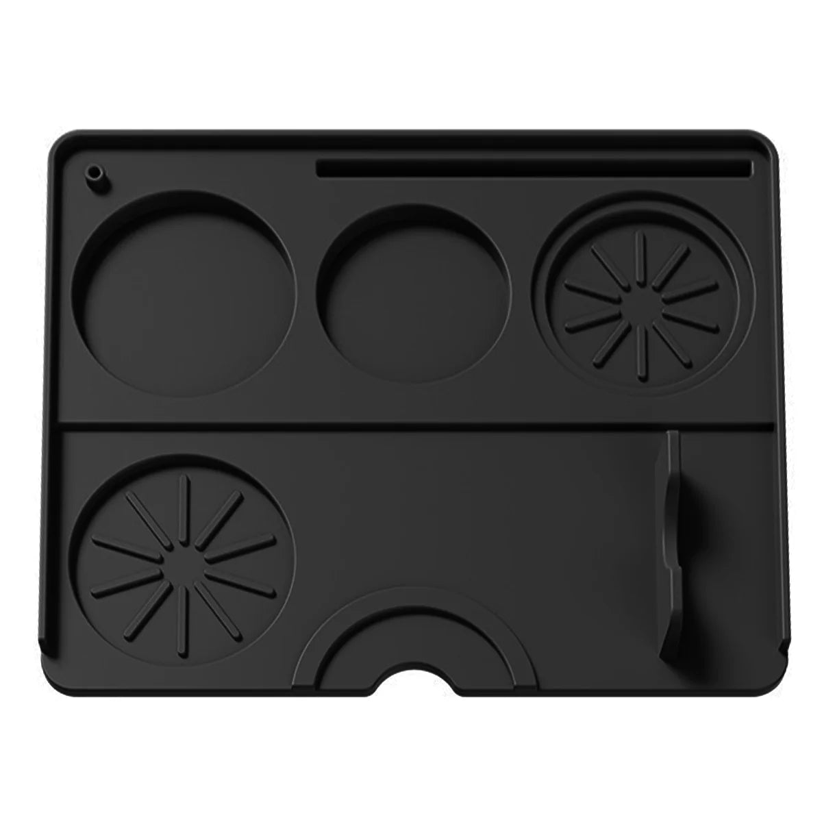 Silicone Espresso Tamping Mat & Station – 51/53/58mm Barista Espresso Tamping Mat Axl black