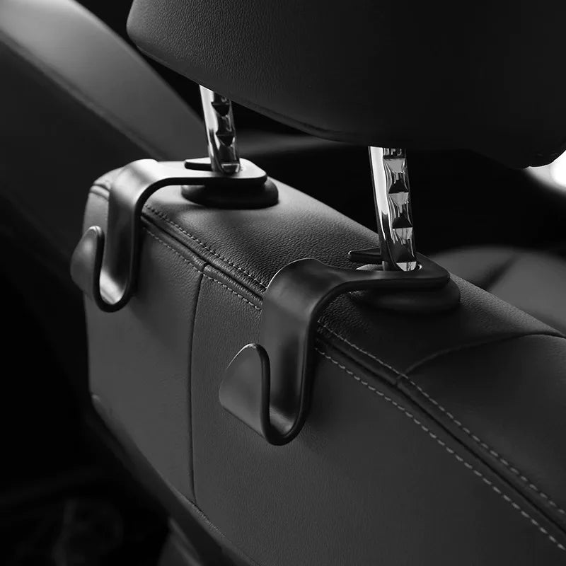 Car Headrest Hook Organizer – Universal Back Seat Hanger 1/2/4 Pcs Car Seat Hook Axl
