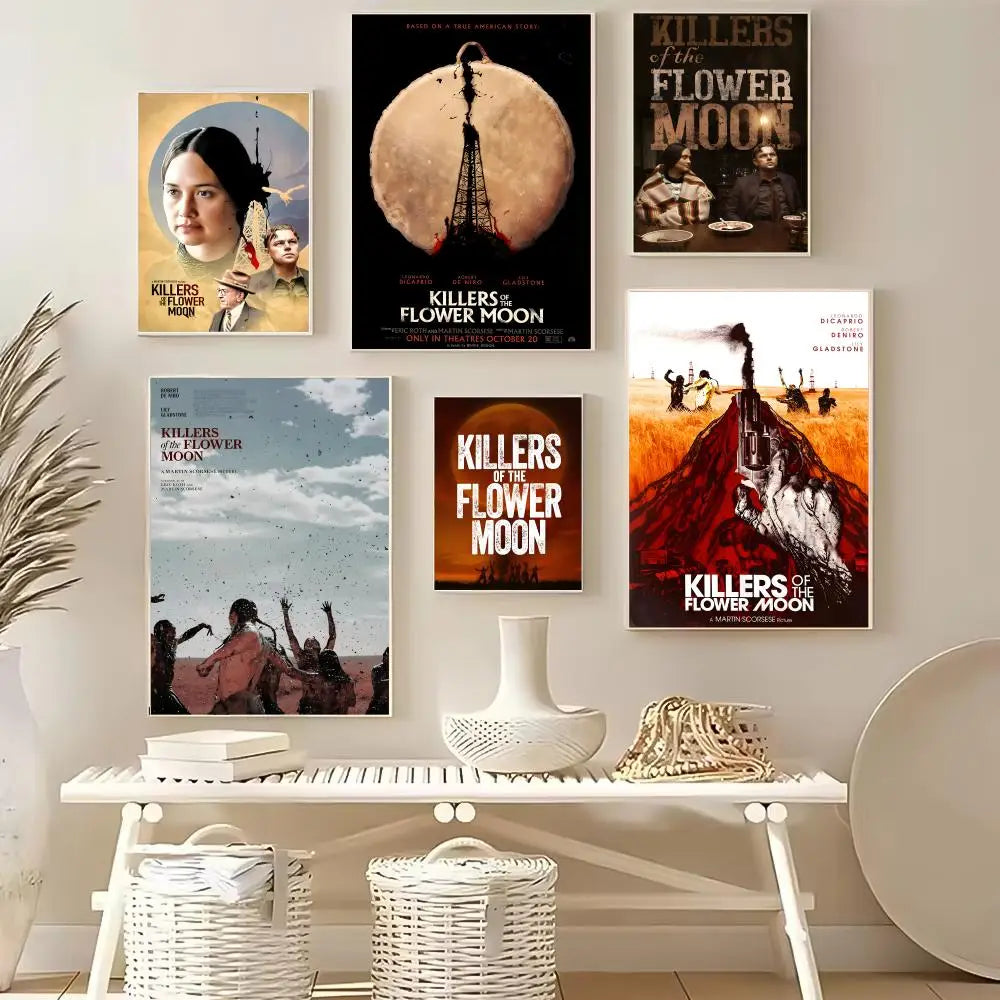 Killers of the Flower Moon Poster – HD Waterproof Self-Adhesive Movie Wall Poster Axl
